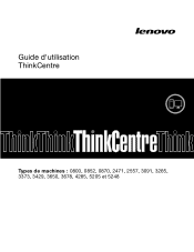 Lenovo ThinkCentre M90z (French/Canadian French) User Guide