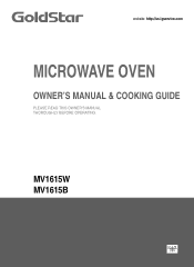LG MV1615W Owner's Manual