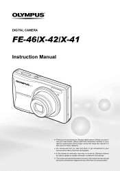 Olympus X-42 FE-46 Instruction Manual (English)