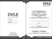 Pyle PTA62BT Instruction Manual