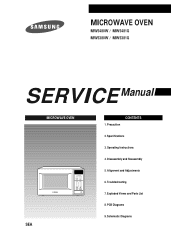 Samsung MW5480W Service Manual