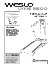 Weslo Lyne 3500 Treadmill Hungarian Manual