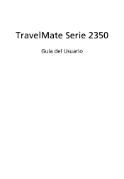 Acer TravelMate 2350 TravelMate 2350 User's Guide ES
