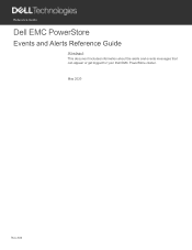 Dell PowerStore 3000T EMC PowerStore Alerts and Events Reference Guide