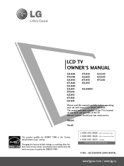LG 55LH55 Owner's Manual (English)