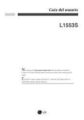 LG L1553S-BF Owner's Manual