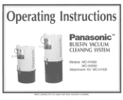 Panasonic MCH2000 MCH1000 User Guide