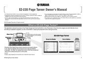 Yamaha EZ-220 Owner's Manual