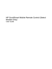 HP Pavilion dv8-1000 HP ScrollSmart Mobile Remote Control (Select Models Only) - Windows Vista and Windows 7