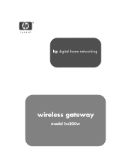 HP Wireless Gateway hn200w HP Wireless Gateway hn200w - (English) User Guide