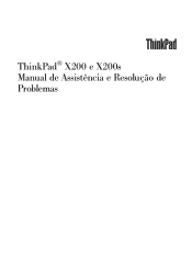 Lenovo ThinkPad X200s (Portuguese) Service and Troubleshooting Guide