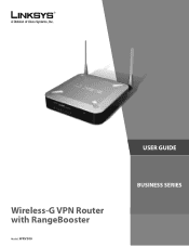 Linksys WAP54GP Cisco WRV200 Wireless-G VPN Router with RangeBooster Administration Guide