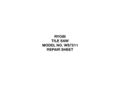 Ryobi WS7211 User Manual 2