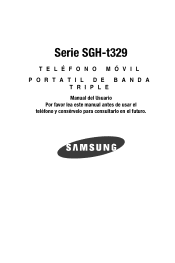 Samsung SGH-T329 User Manual (user Manual) (ver.f6) (Spanish)