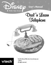 Vtech Disney Princess Dial  n Learn Telephone User Manual