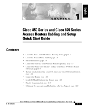 Cisco 876W Quick Start Guide