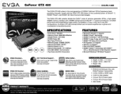 EVGA GeForce GTX 480 PDF Spec Sheet
