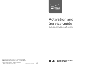 LG VS450PP Update - Activation And Service Guide