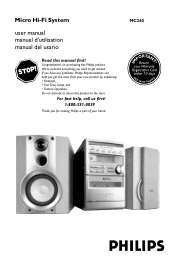 Philips MC260 User manual