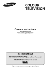 Samsung CW-29Z308T User Manual (user Manual) (ver.1.0) (English)