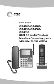 Vtech CL84100 User Manual