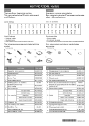 Brother International SM3701 Notification about built-in utility stitches features and included accessories
