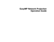 Epson 4750W Operation Guide - EasyMP Network Projection
