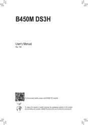 Gigabyte B450M DS3H User Manual
