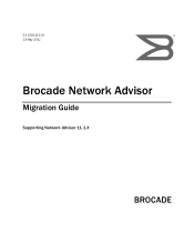HP Brocade 8/24c Brocade Network Advisor Migration Guide v11.1x (53-1002321-01, May 2011)