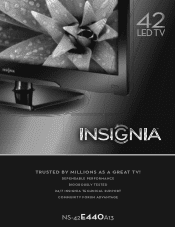 Insignia NS-42E440A13 Information Brochure (English)