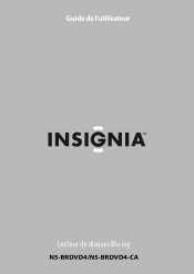 Insignia NS-BRDVD4 User Manual (French)