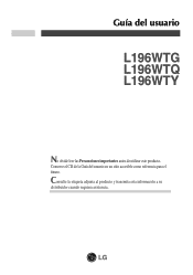 LG L196WTQ-BF Owner's Manual (Español)