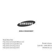 Samsung WEP301 User Manual (ENGLISH)