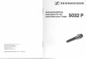 Sennheiser BF 5032 P Instructions for Use