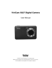 Vivitar X027 User Manual
