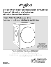 Whirlpool WFC8090GX Installation Instructions