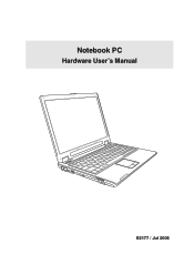 Asus W6A W6 User's Manual for English Edition (E2177d)