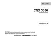 Fluke CNX i3000 Manual
