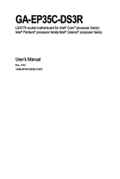 Gigabyte GA-EP35C-DS3R Manual