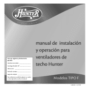 Hunter 23685 Owner's Manual