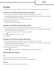Lexmark X748 FTP Guide