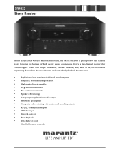 Marantz SR4023 SR4023 Spec Sheet