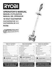 Ryobi P2750 Operation Manual