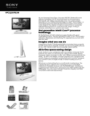 Sony VPCL231FX/W Brochure