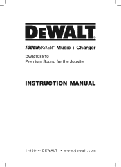 Dewalt DWST08810 Instruction Manual - French