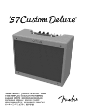 Fender 57 Custom Deluxe 57 Custom Deluxe™ Owners Manual
