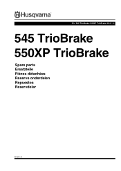 Husqvarna 550 XP TrioBrake Parts List