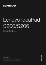 Lenovo IdeaPad S206 Ideapad S200, S206 User Guide V1.0 (Swedish)