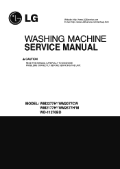 LG WM2277HB Service Manual