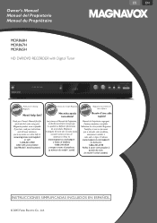 Magnavox MDR868H Owners Manual